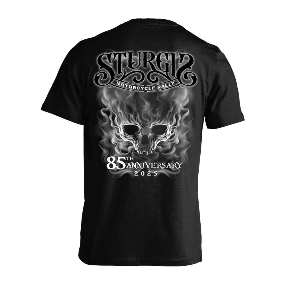 Amazon.com: 2025 Sturgis Motorcycle Rally Smokey Skull Men's